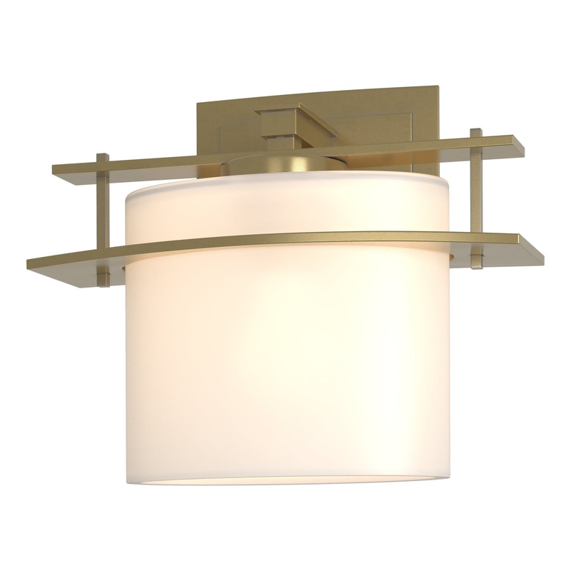 Arc Ellipse 1-Light Sconce Modern Brass