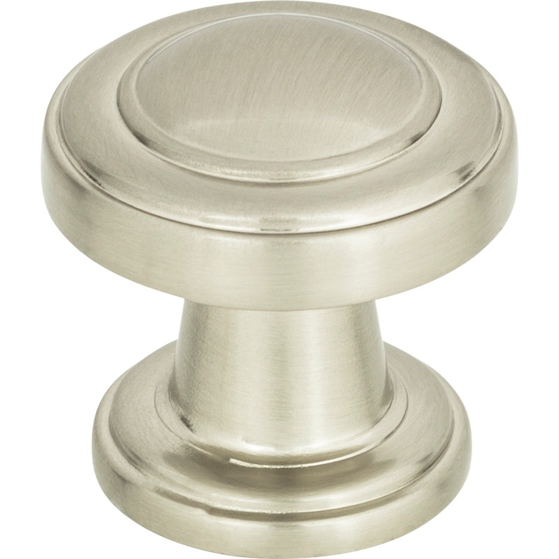 Atlas Homewares Bronte Knob 1 1/8 Inch Brushed Nickel