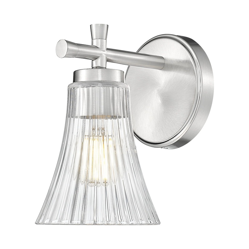 Belle 1-Light Wall Sconce Brushed Nickel