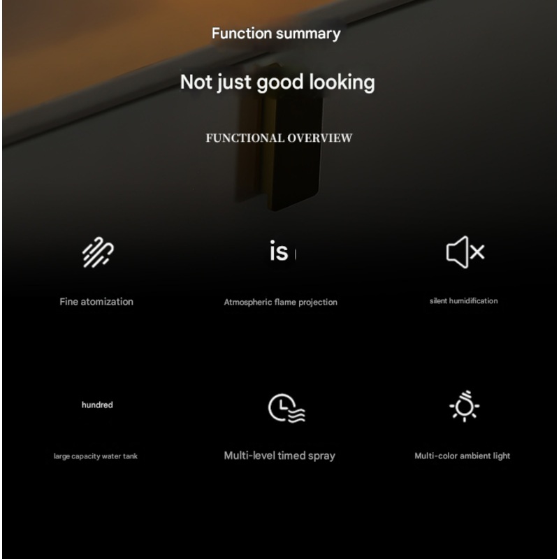 Crack color Mini USB Aromatherapy Diffuser with Flame Projection – Portable Humidifier for Home and Car Use