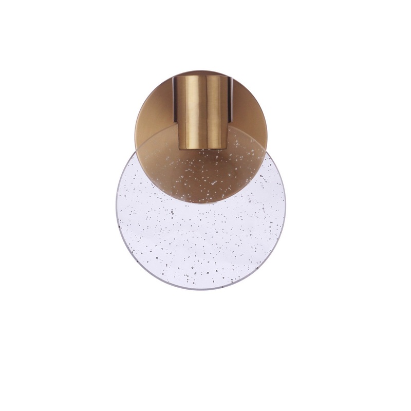 Craftmade 15106SB-LED Glisten LED Wall Sconce Satin Brass