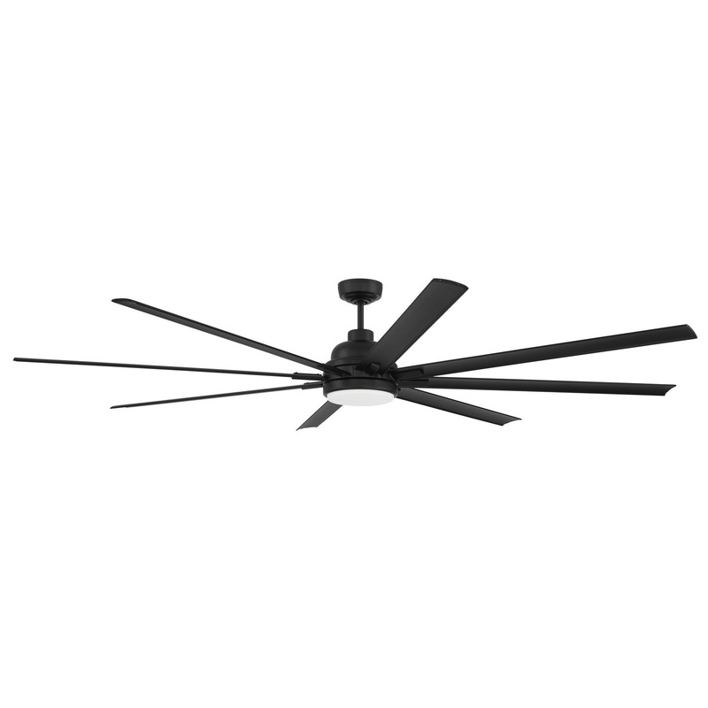 Craftmade RSH84FB8 Rush 84 84″Ceiling Fan Flat Black
