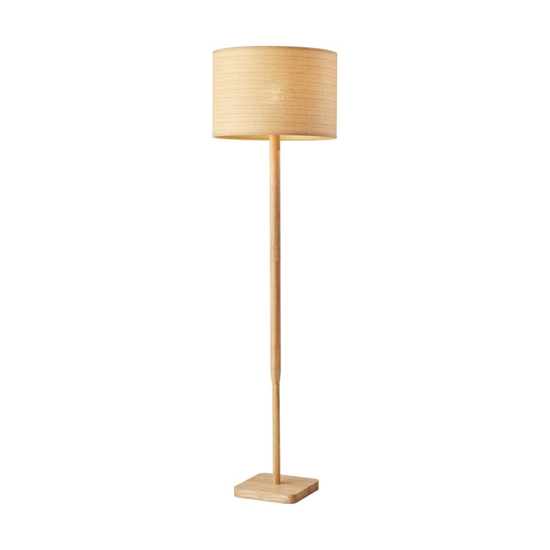 Ellis Floor Lamp Natural Wood
