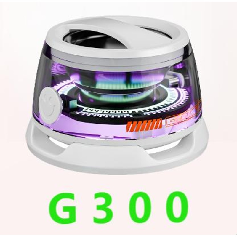 G300 Magnetic Suction Bluetooth Speaker – RGB Lights, 40mm Driver, 6H Playtime(White)