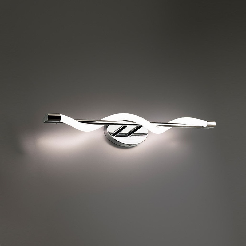 LED Bath from the Jasmine Collection in Chrome Finish by W.A.C. Lighting