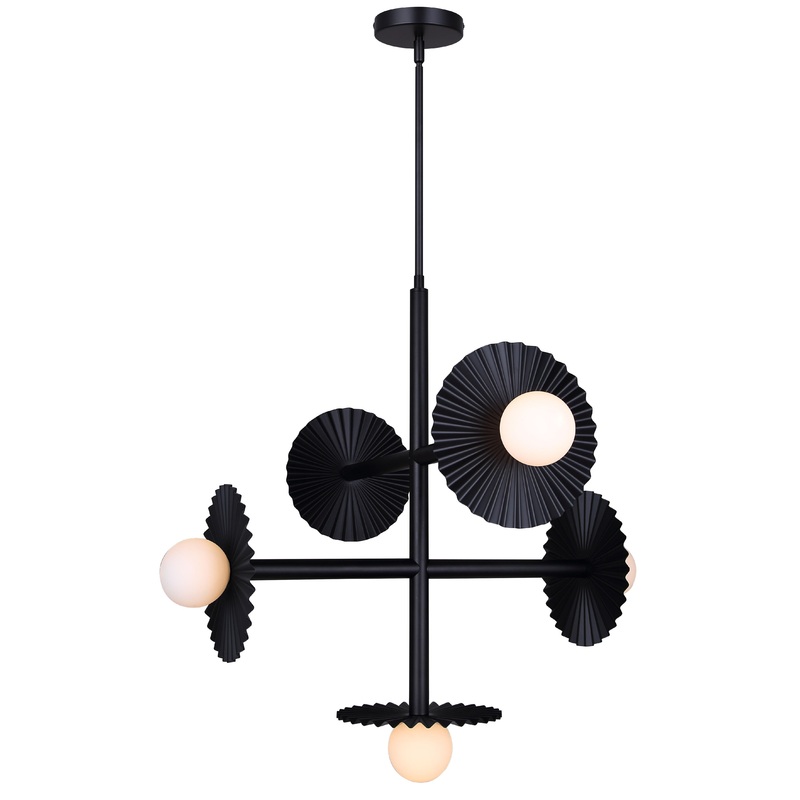 Payton 5-Light Chandelier Black