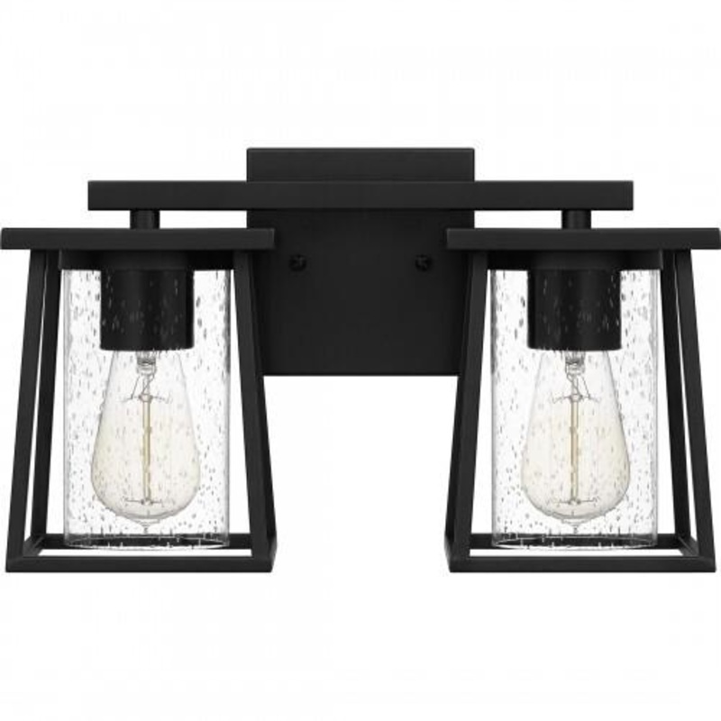 Quoizel LDG8615MBK Lodge Bath 2 light matte black Bath