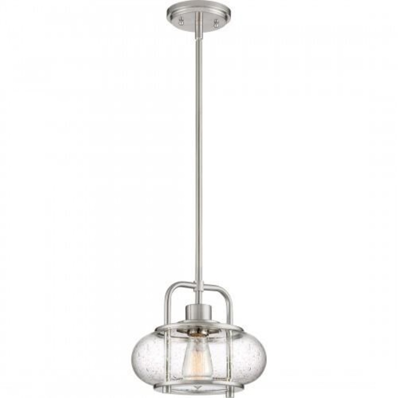 Quoizel TRG1510BN Trilogy Mini pendant 1 light brsh nkl Mini Pendant