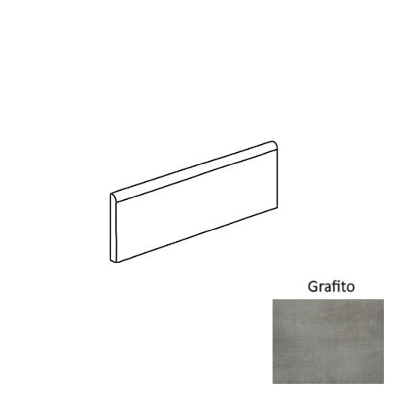 Roca Tile Usa Inc Elegant Ideas Nolita 3X12 Bullnose Grafito – Afnol003-S43C9