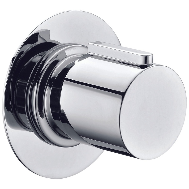 ALFI brand AB9101-PC Polished Chrome Modern Round 3 Way Shower Diverter