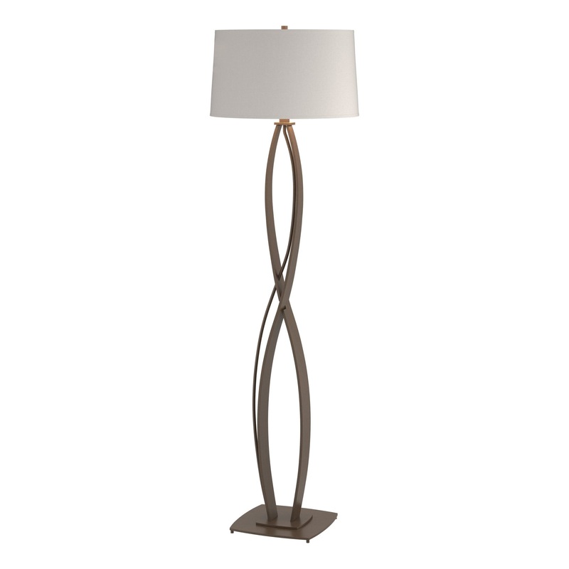 Almost Infinity Floor Lamp Bronze Flax Shade (SE)