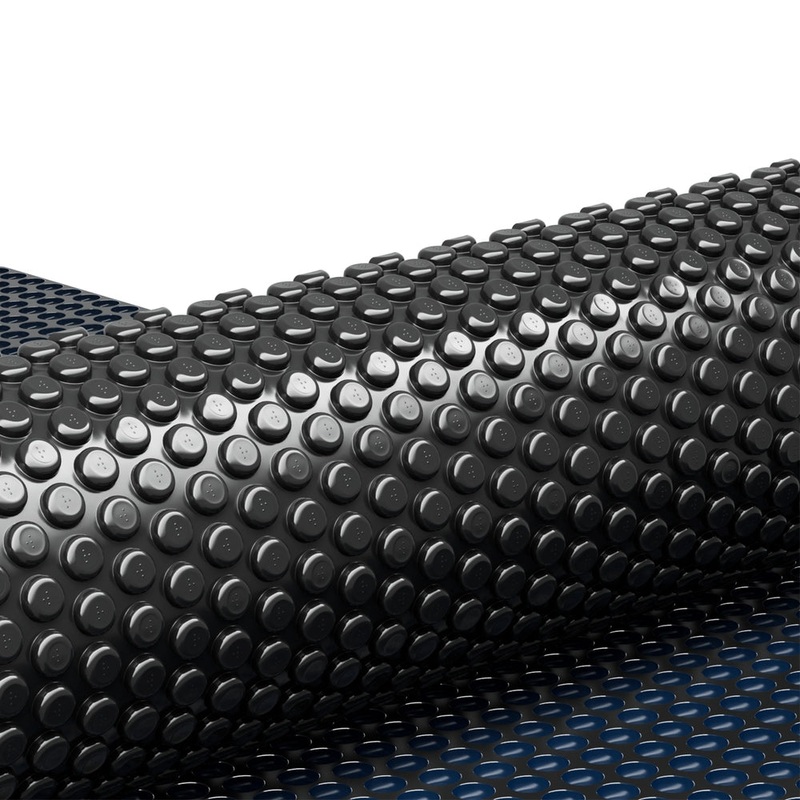 Aqua Buddy Pool Cover 600 Micron 11×4.8m Swimming Pool Solar Blanket Blue Black