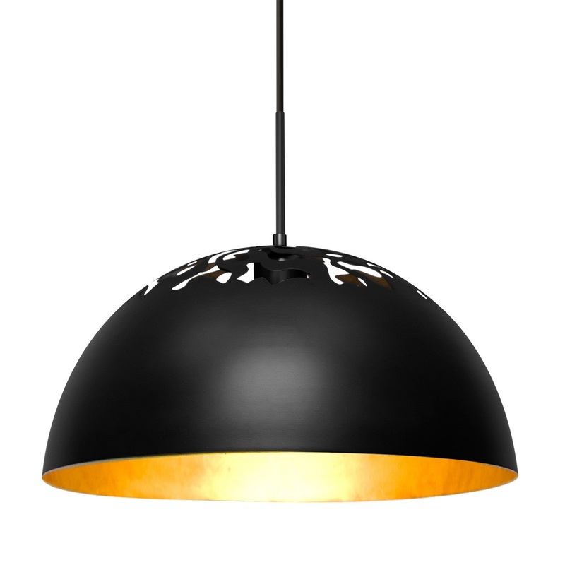 Besa 1JT-GORDY-BK Besa Gordy Pendant One Light Pendant Black