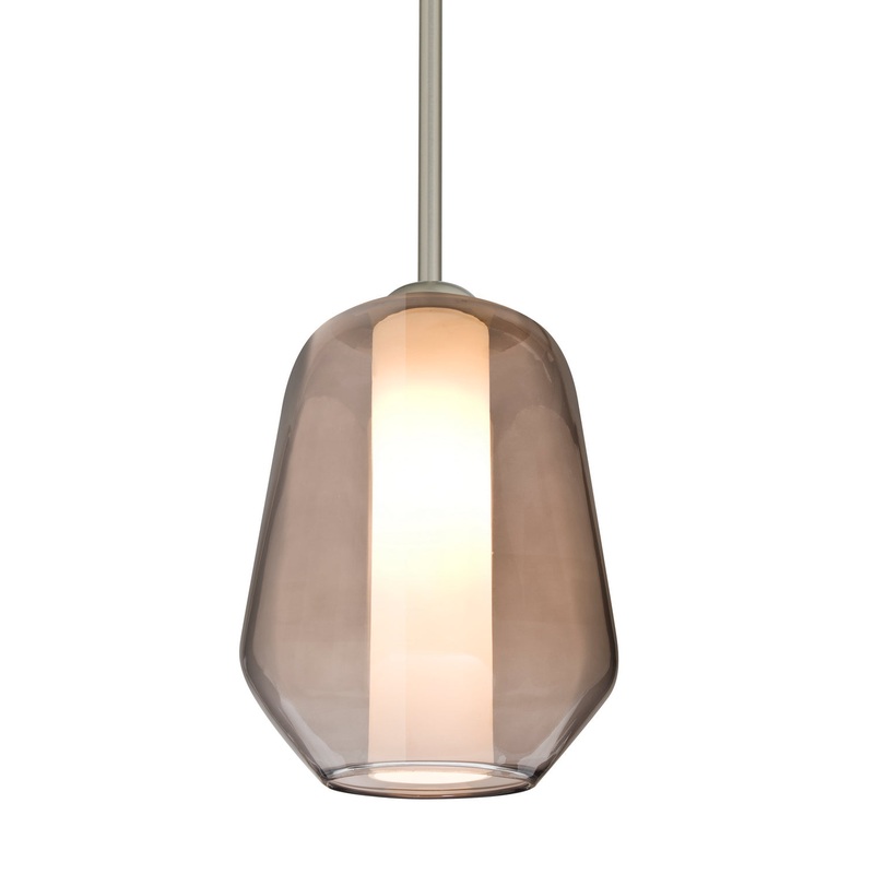 Besa 1TT-LINKSM-SN Link One Light Pendant Satin Nickel