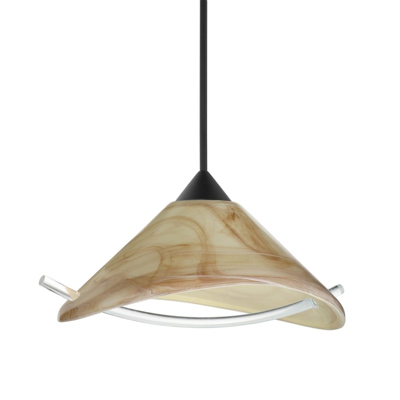 Besa 1XT-181305-BK Besa Hoppi Pendant One Light Pendant Black