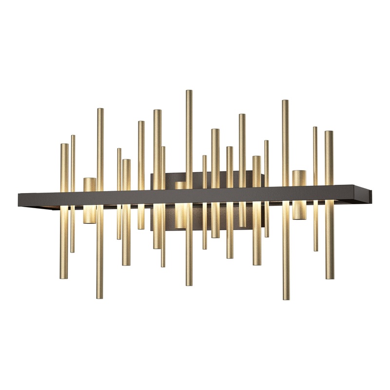 Cityscape LED Sconce Oil Rubbed Bronze Soft Gold