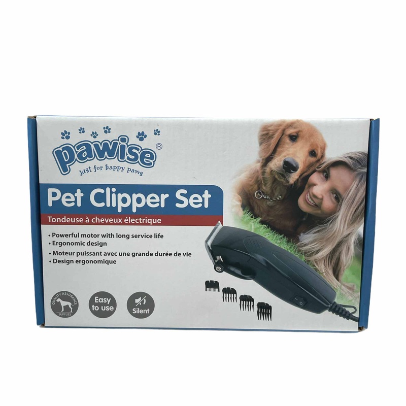 Pet Hair Clippers Set – Dog Cat Grooming Trimmer Electric Shaver Groomer Kit