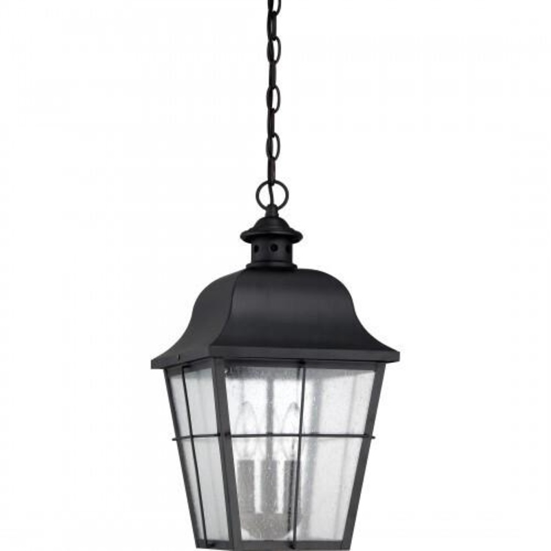 Quoizel MHE1910K Millhouse Outdoor hanging mystic blck Outdoor Lantern