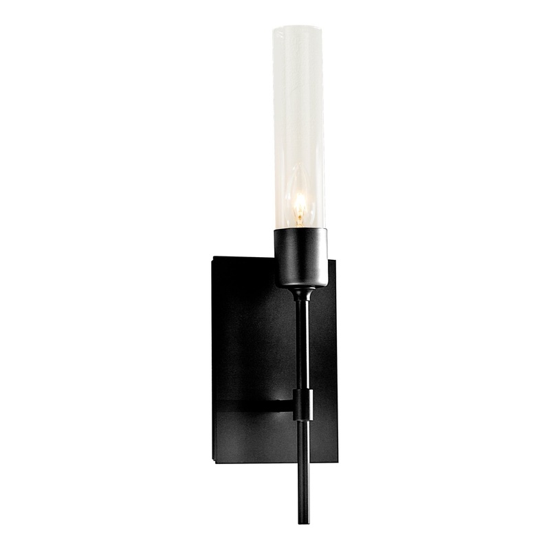 Vela Sconce Ink Clear Glass (ZM)
