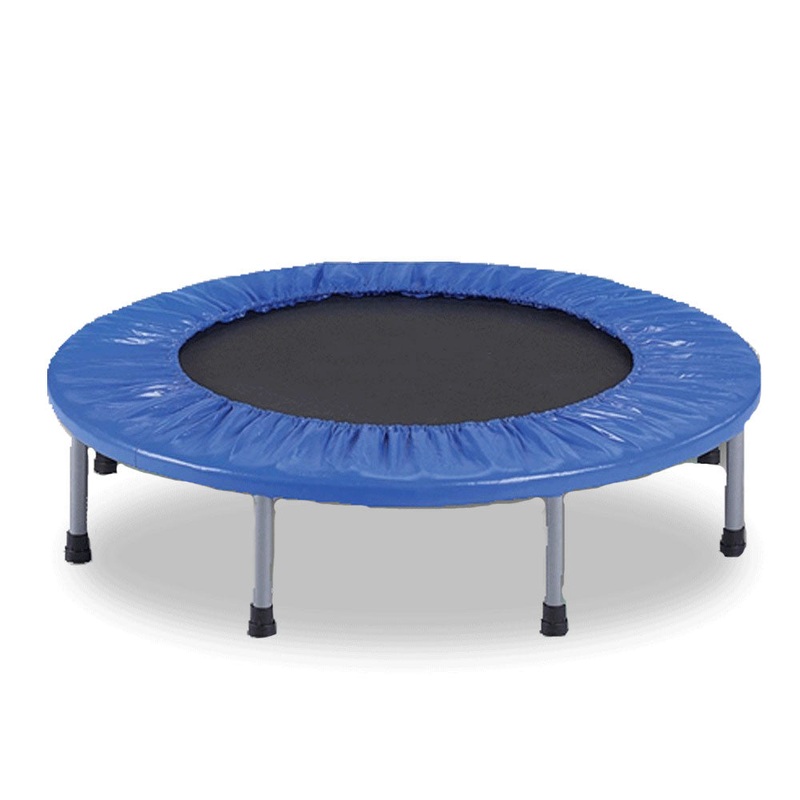 40″ Mini Trampoline Jogger Rebounder Home Gym Workout Fitness Blue