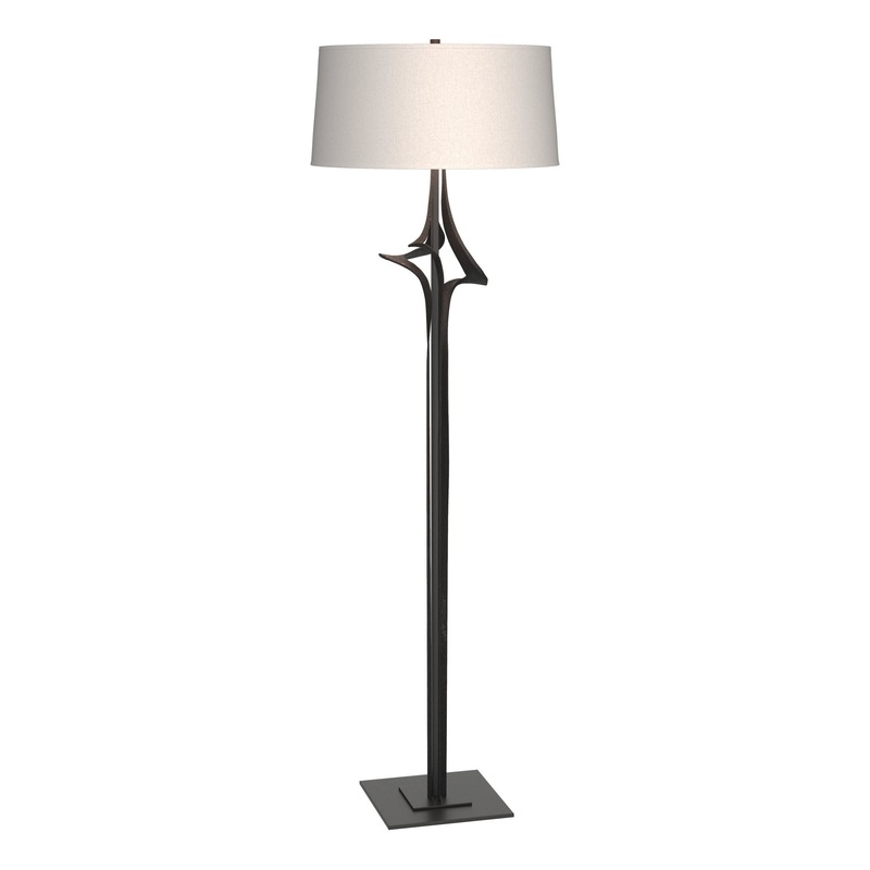 Antasia Floor Lamp Black Flax Shade (SE)