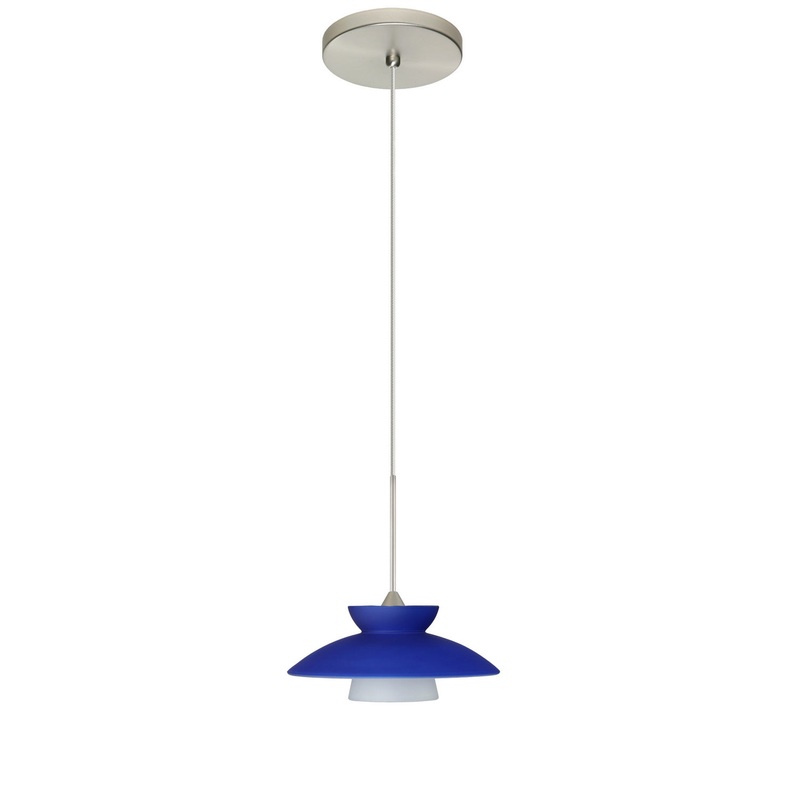 Besa 1XT-271823-SN Trilo One Light Pendant Satin Nickel
