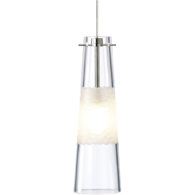 Bonn Pendant MonoRail Satin Nickel Clear Xenon