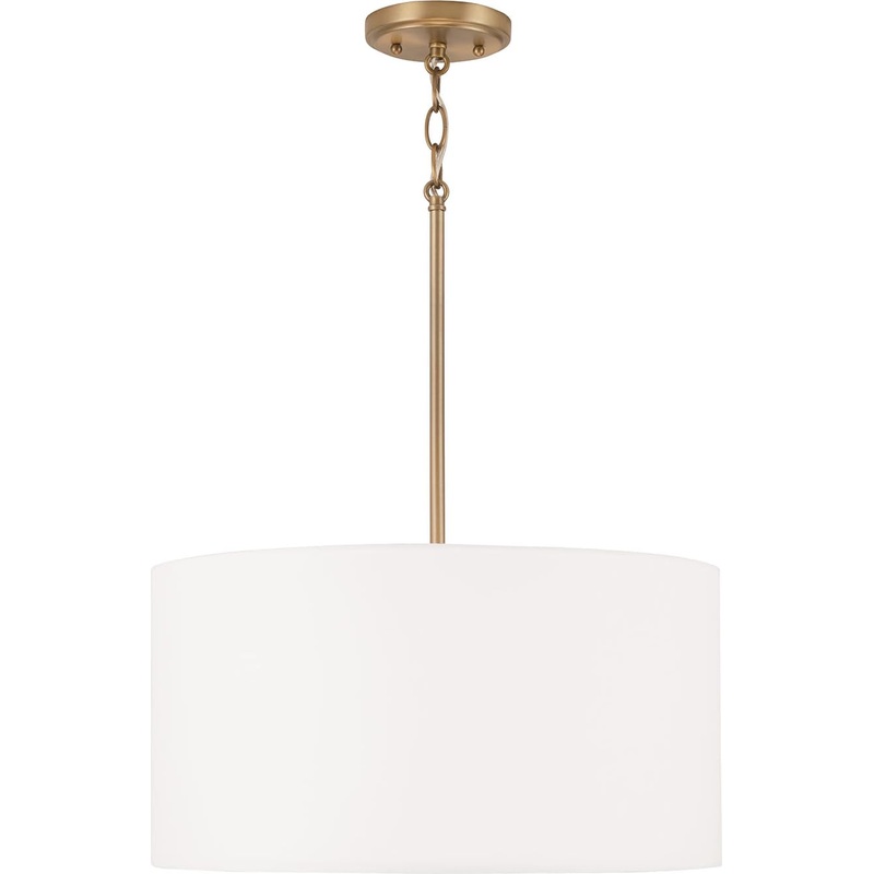Capital Lighting 314632AD-659 Alan 3 Light Pendant Aged Brass