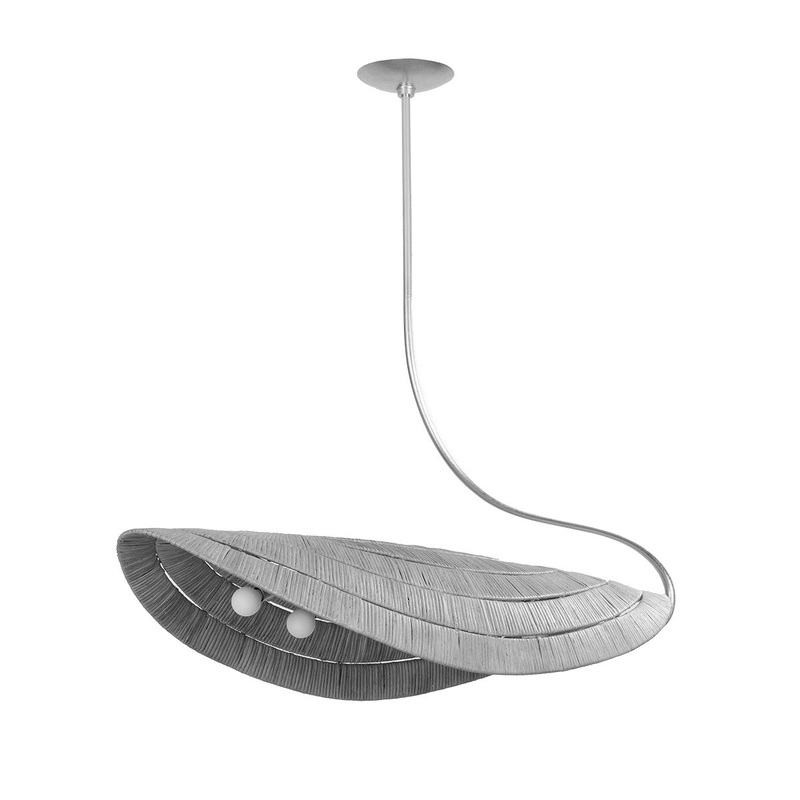 Corbett Lighting 454-06-GL Medea Six Light Linear Gold Leaf