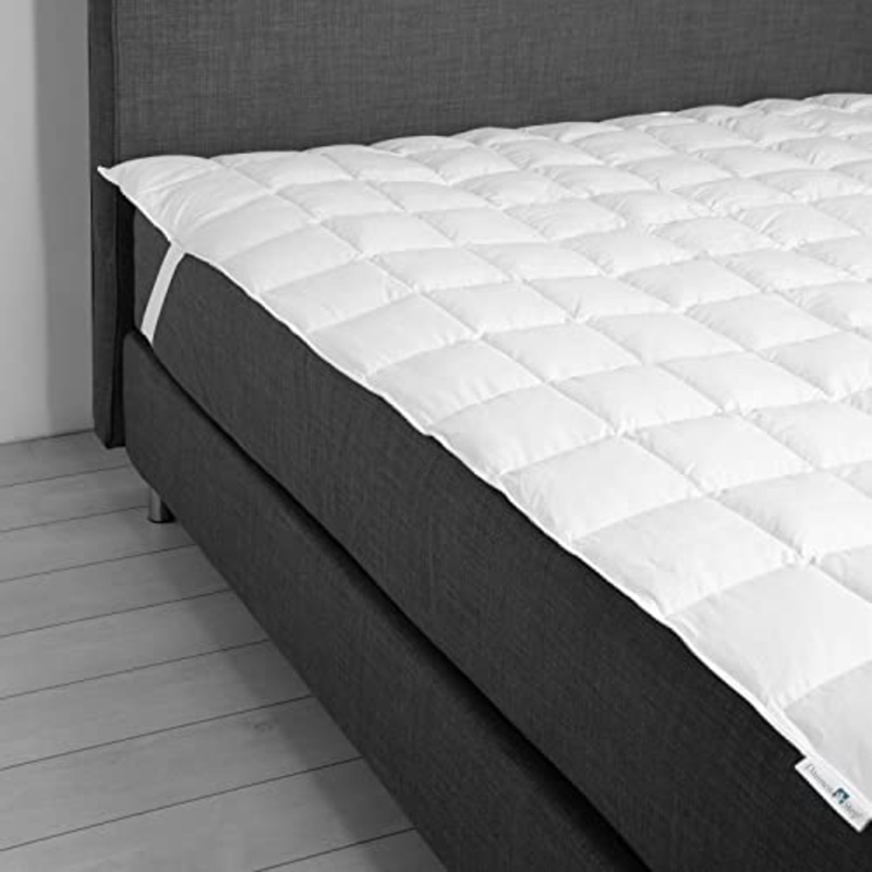 Daunen Step Coprimaterasso Topper in piuma Nuvola Ultrasoft | 160×200 cm