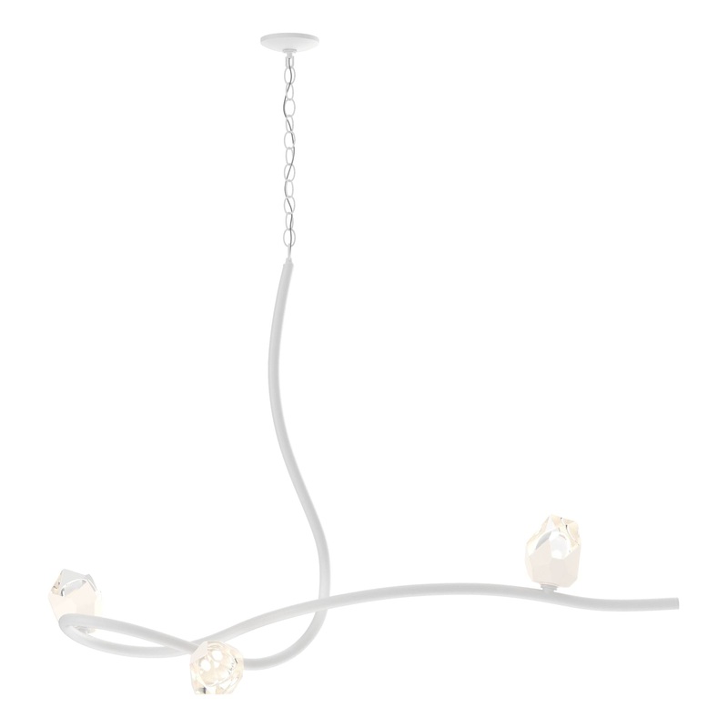 Glacier 3-Light Pendant White White Crystal (WP)
