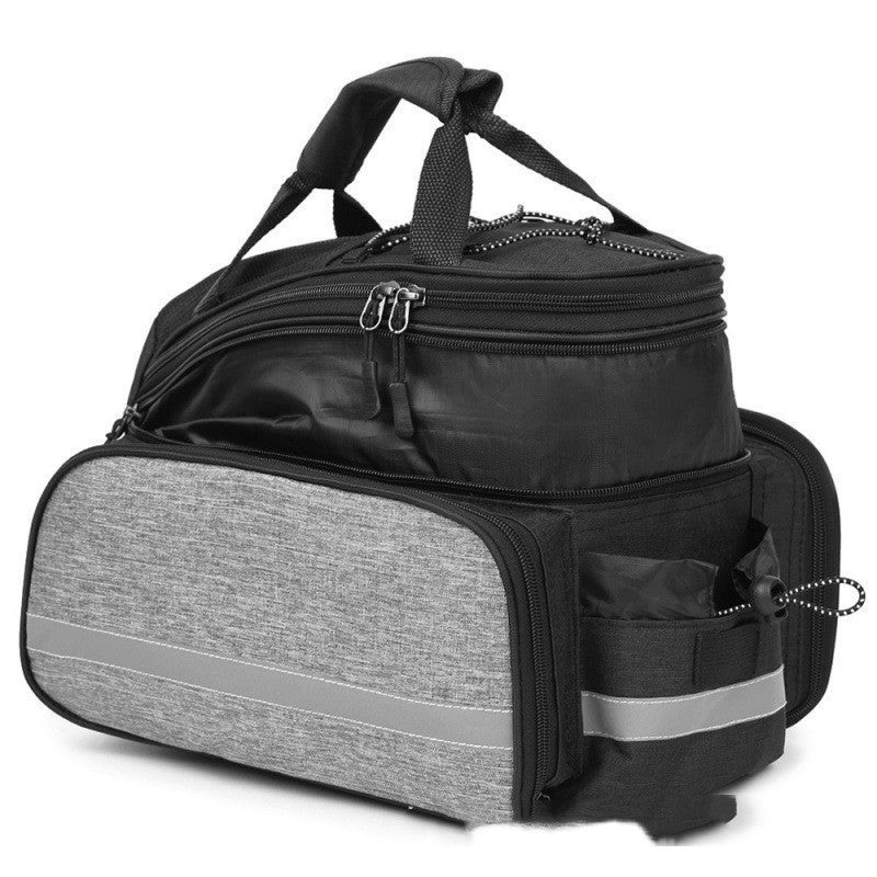 Insulated Bike Rear Rack Bag – Waterproof Storage Bag with Soft PE Padding for Cycling
