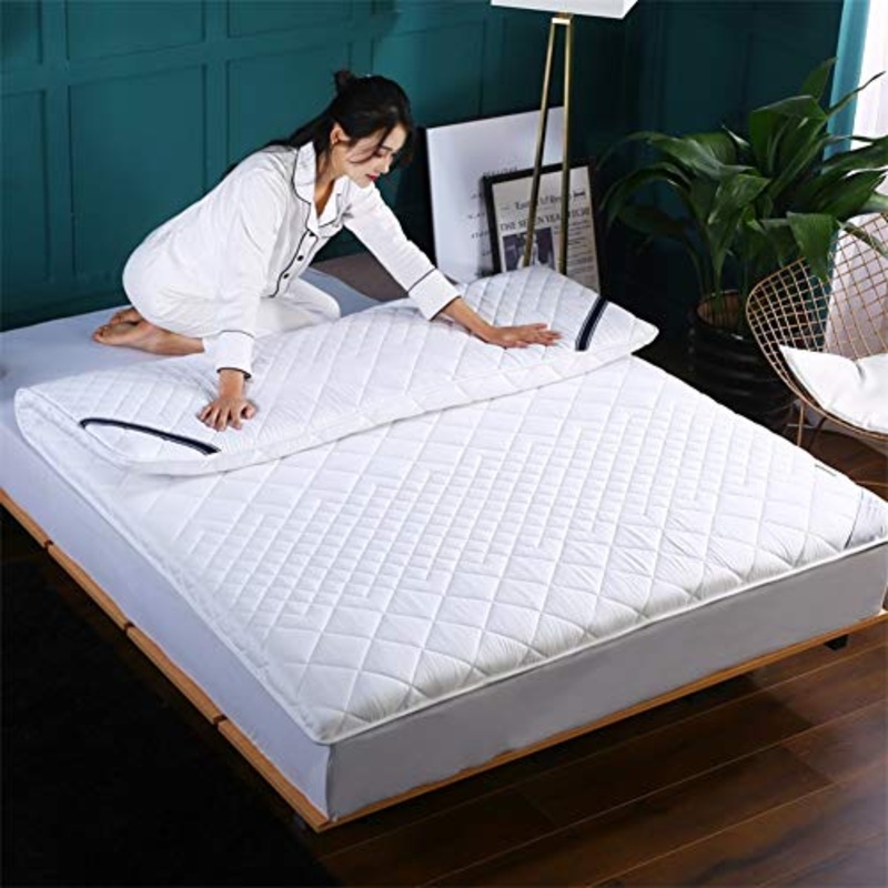 JRG Cotone Imbottito Tatami Stuoie, Casa Doppia Giapponese Futon Studente Dormitorio Alta qualit Sleeping Pad Morsetto Soldi Copertura Topper-b 120x200x5cm