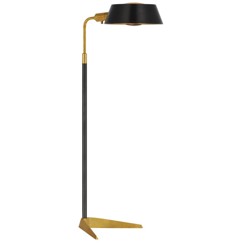 LED Floor Lamp from the Alfie Collection in Bronze And Hand-Rubbed Antique Brass Finish by Visual Comfort Signature