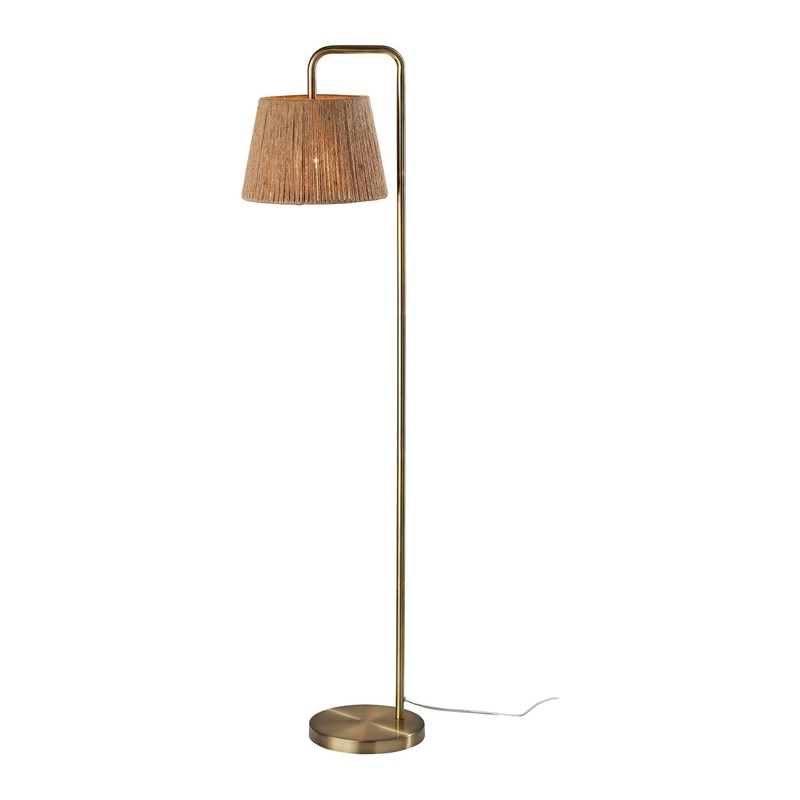 Tahoma Floor Lamp Antique Brass