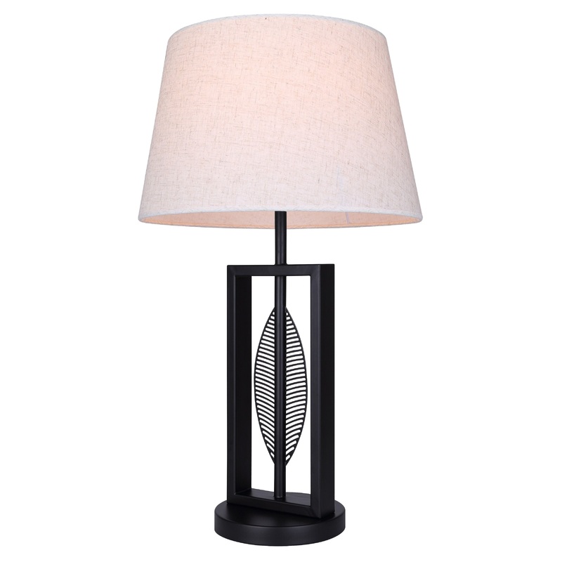 Willow 1-Light Table Lamp Matte Black