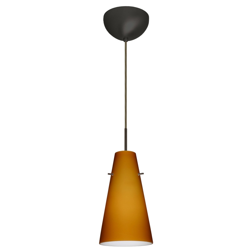 Besa 1JC-412480-LED-BR Cierro One Light Pendant Bronze
