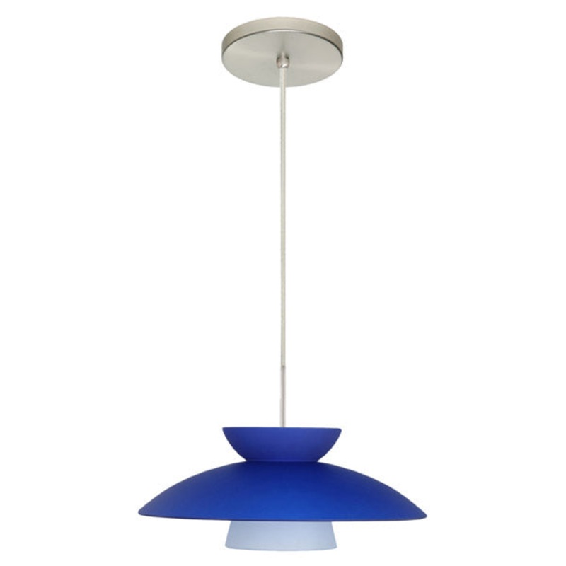 Besa 1JT-451323-SN Trilo One Light Pendant Satin Nickel