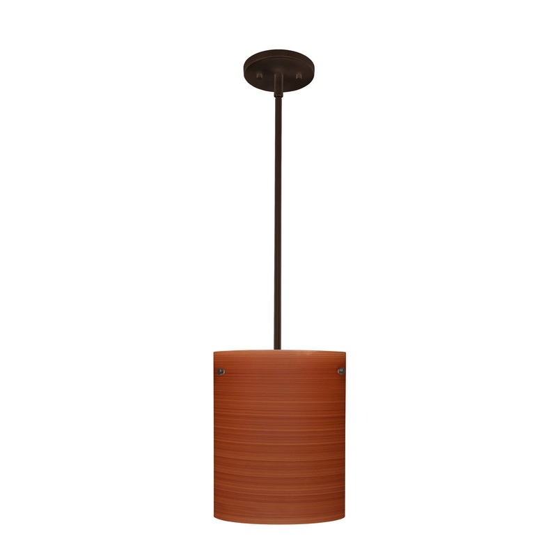 Besa 1TT-4006CH-BR Tamburo One Light Pendant Bronze