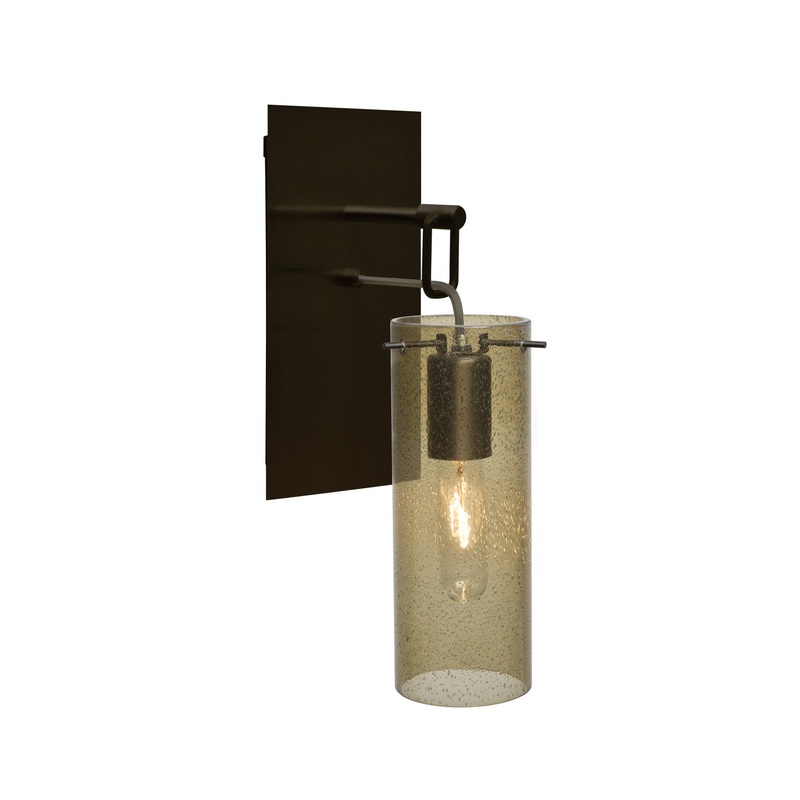 Besa 1WP-JUNI10LT-BR Juni One Light Wall Sconce Bronze