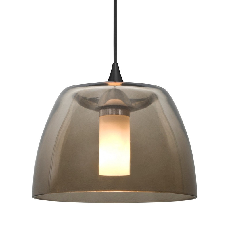 Besa 1XT-SPURSM-BK Besa Spur Pendant One Light Pendant Black
