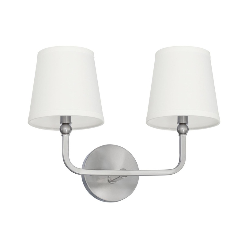 Capital Lighting 119321BN-674 Dawson 2 Light Vanity Brushed Nickel