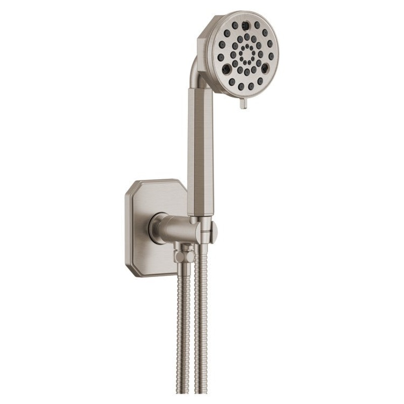 Handshower Beauclere Brilliance Luxe Nickel 4 Function WaterSense ADA 1.75 Gallons per Minute 3-11/16 Inch