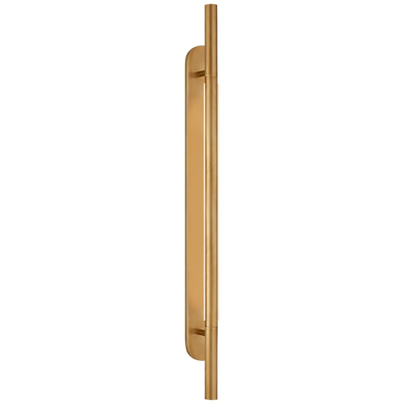 LED Wall Sconce from the Rousseau Collection in Antique-Burnished Brass Finish by Visual Comfort Signature