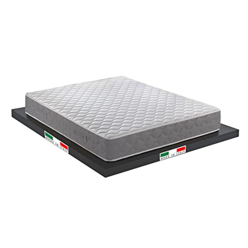 Materassimemory.eu – Materasso Molle insacchettate indipendenti Spring Basic Matrimoniale Mis. 160×190 Alto 22cm Anatomico, Ipoallergenico, Spedito Sottovuoto Arrotolato, 100% Made in Italy
