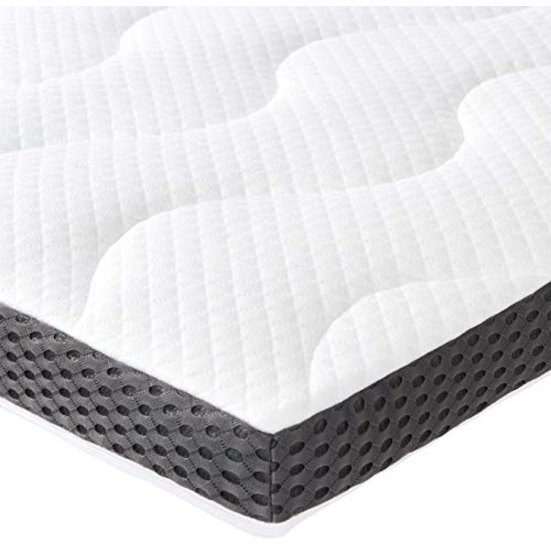 Amazon Basics – Coprimaterasso in gel e schiuma, spessore 7 cm, 140 x 190 cm