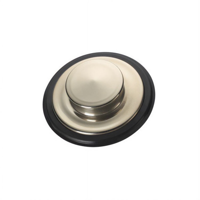 Drain Stopper Brushed Stainless Steel 3-1/2 Inch Metal/Rubber STP-SSB for InSinkErator Garbage DISP