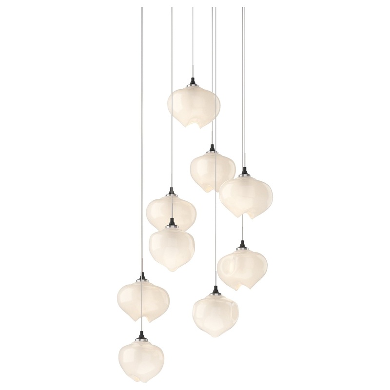 Ume 9-Light Pendant Black