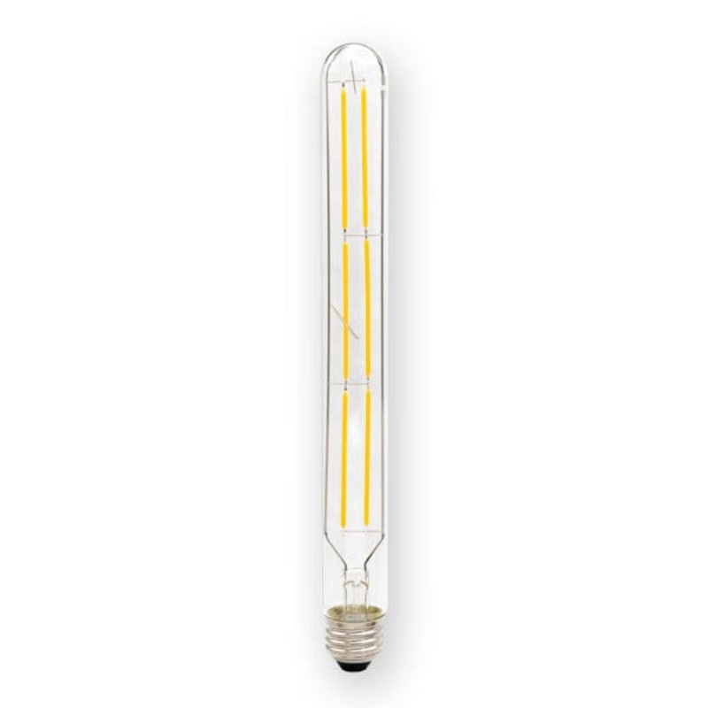 6.0W/T10 Shape, E26 Base, Dimmable Replacement Lamp, Filament Bulb W/ Clear Lens, Input Voltage 120V Ac, 6.0W/650 Lumens, Cri>90, Cct 3000K, 300 Mm LED Miniature Lamp by Emery Allen