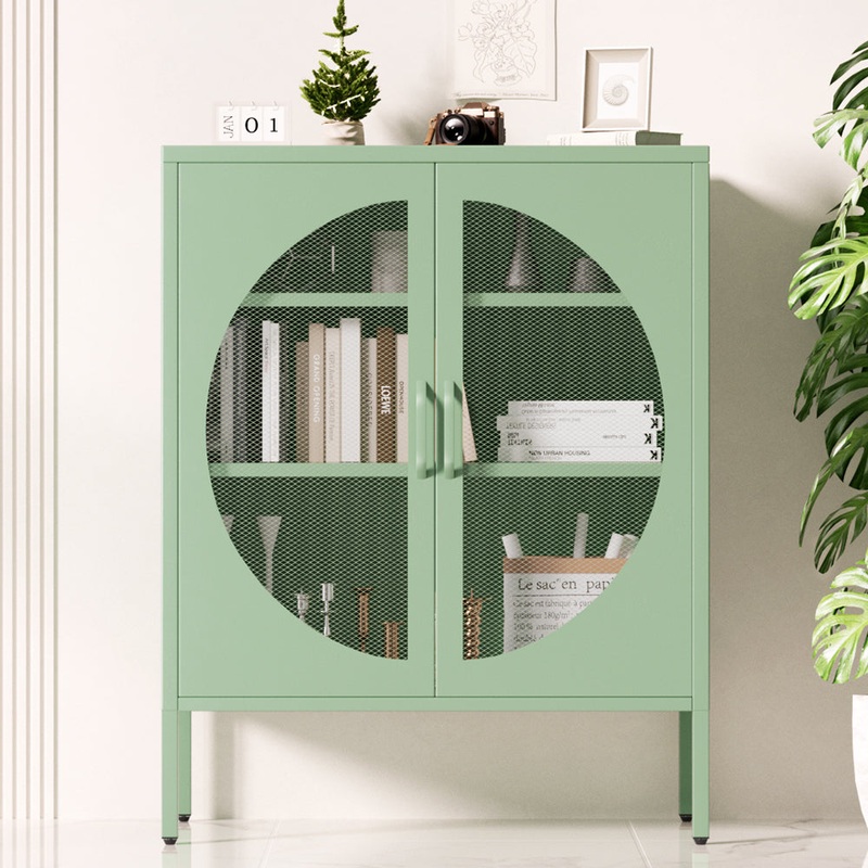 Artiss Buffet Sideboard Metal Cabinet – ELSA Green